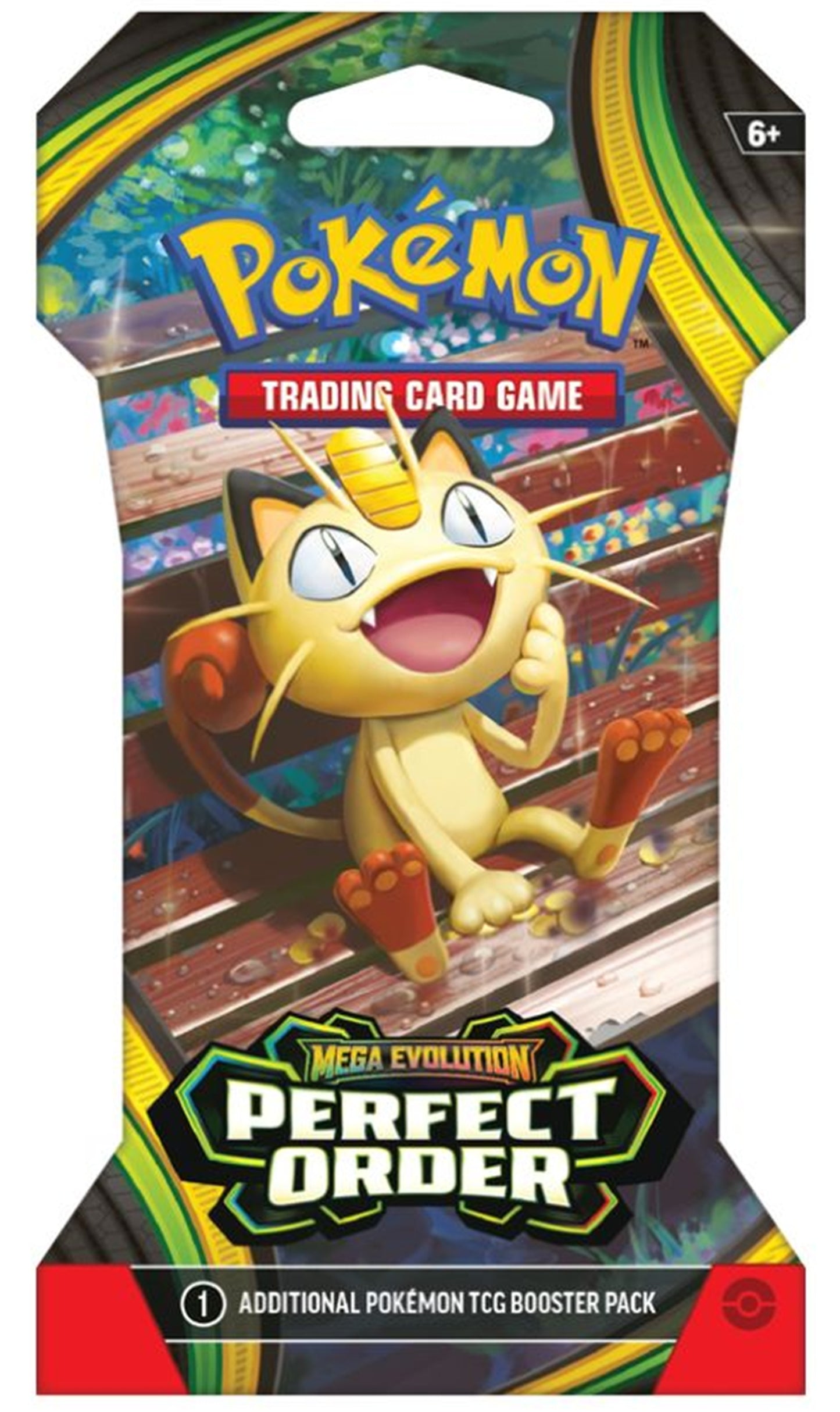 Pokemon TCG Mega Evolution Perfect Order Sleeved Booster Pack Random Art (New Sealed)