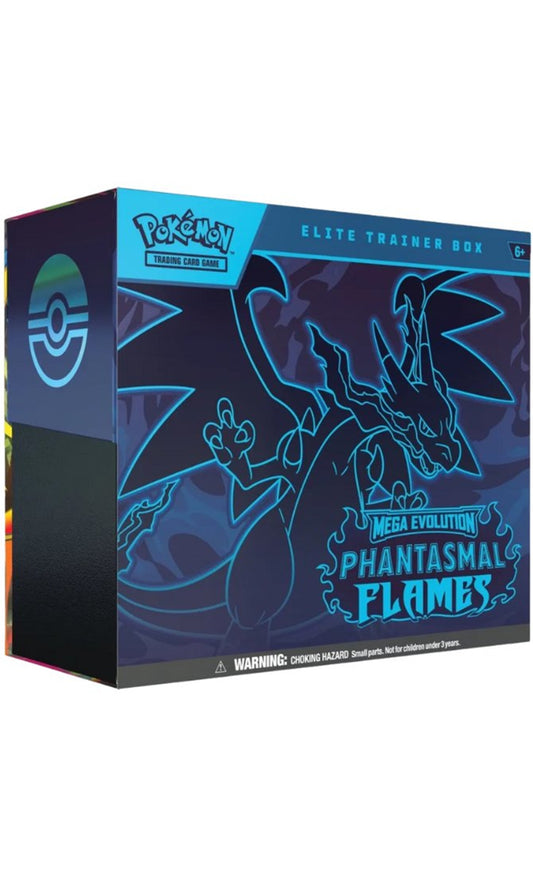 Pokemon TCG Mega Evolution Phantasmal Flames ETB Elite Trainer Box (New Sealed)