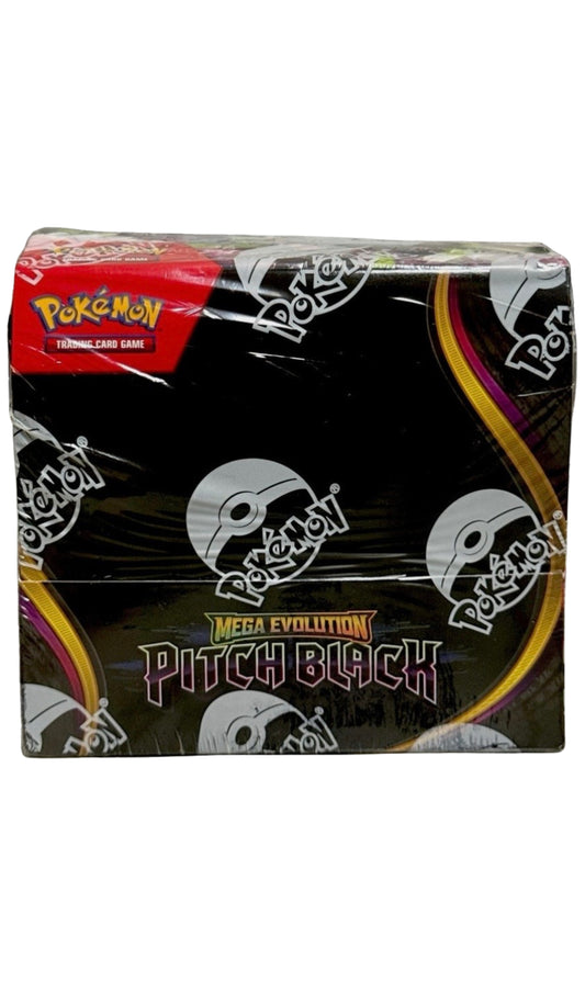 Pokemon TCG Mega Evolution Pitch Black Booster Box 36X Packs With Sleeve Protector (New Sealed)