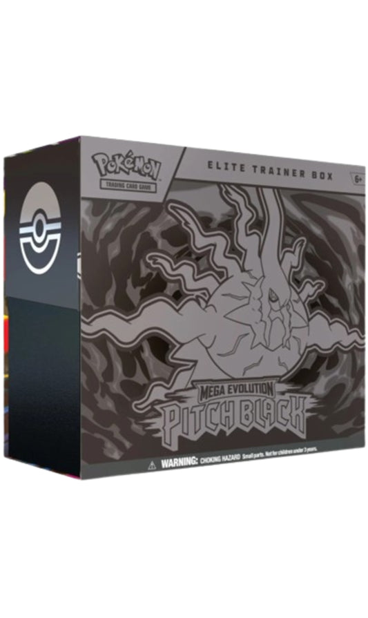 Pokemon TCG Mega Evolution Pitch Black Elite Trainer Box ETB With Sleeve Protector (New Sealed)