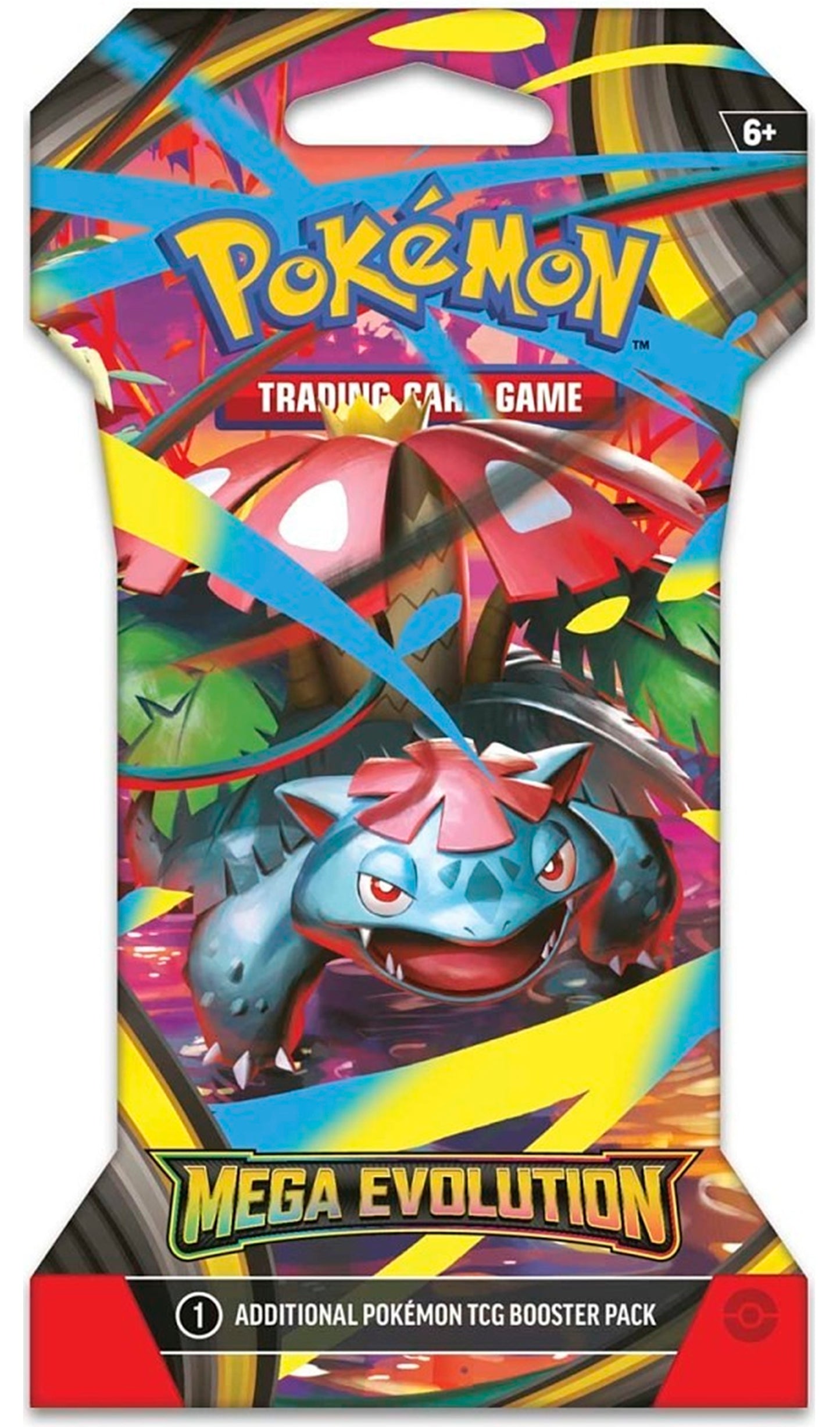 Pokemon TCG Mega Evolution Sleeved Booster Pack Random Art (New Sealed)