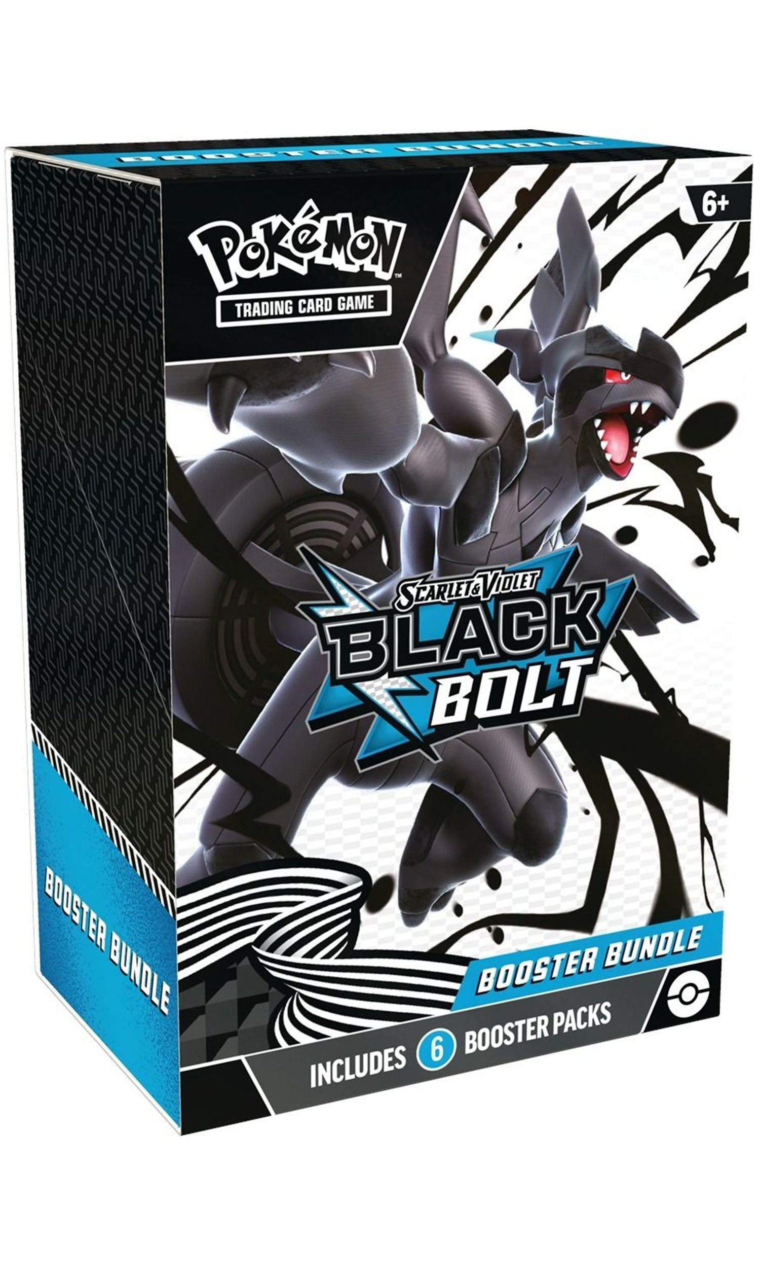 Pokemon TCG Scarlet & Violet-Black Bolt Booster Bundle Box 6X Packs (New Sealed)