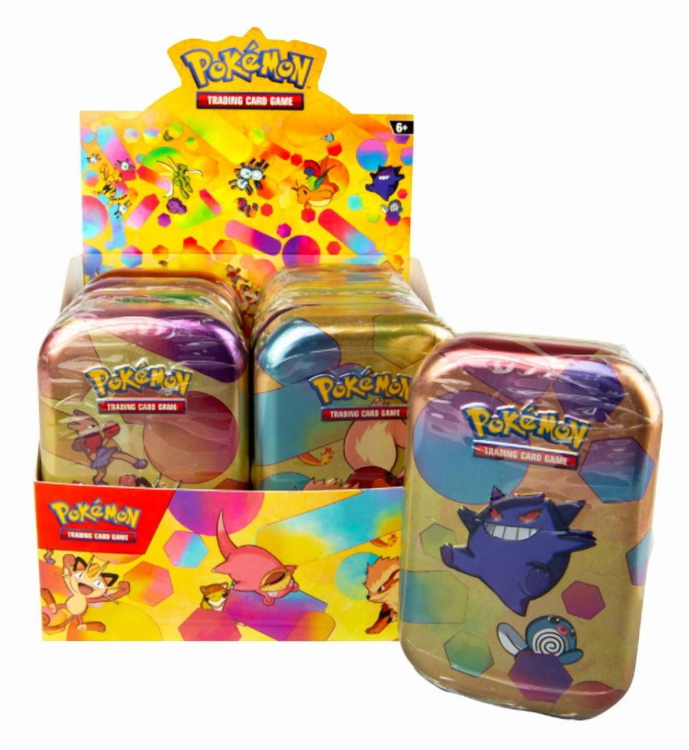 Pokemon TCG Scarlet & Violet 151 Mini Tins Display Box 10X Tins (New Sealed)
