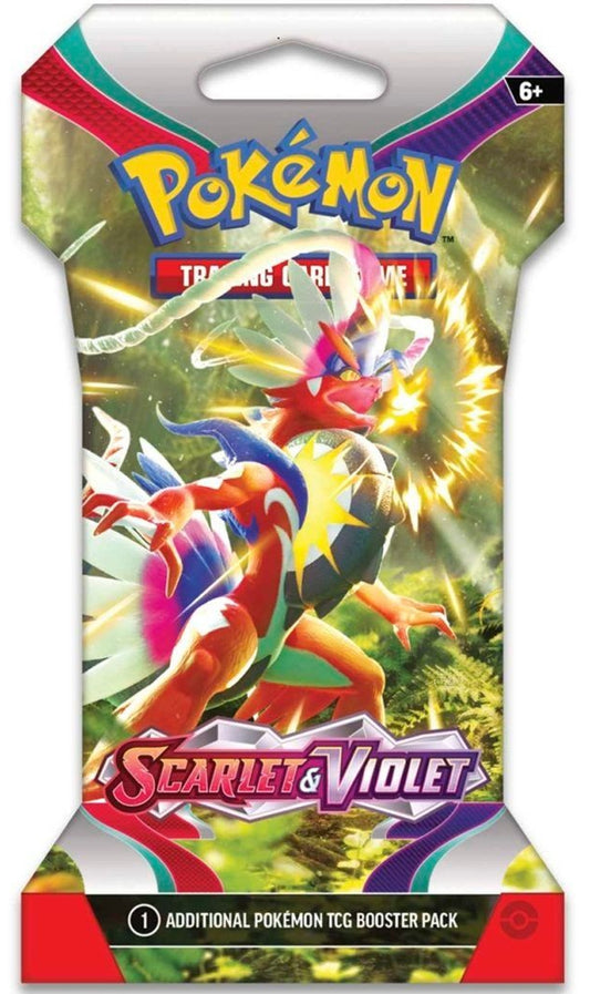 Pokemon TCG Scarlet & Violet Base Set Sleeved Booster Random ART (New Sealed)
