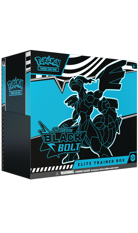 Pokemon TCG Scarlet & Violet Black Bolt Elite Trainer Box ETB Box (New Sealed)
