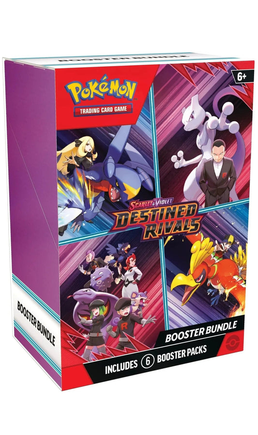 Pokemon TCG Scarlet & Violet Destined Rivals Booster Bundle 6X Packs  (New Sealed)