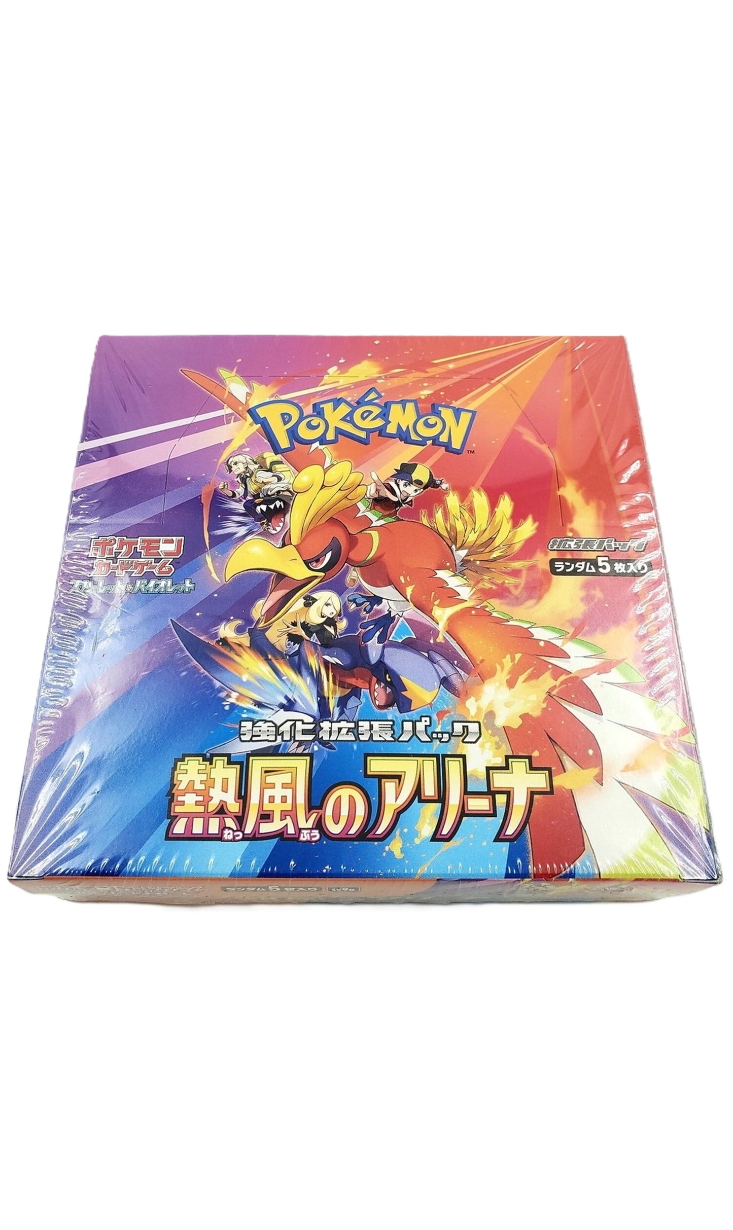 Pokemon TCG Scarlet & Violet Destined Rivals Heat Wave Arena Japanese Booster Box 30X Packs (New Sealed)