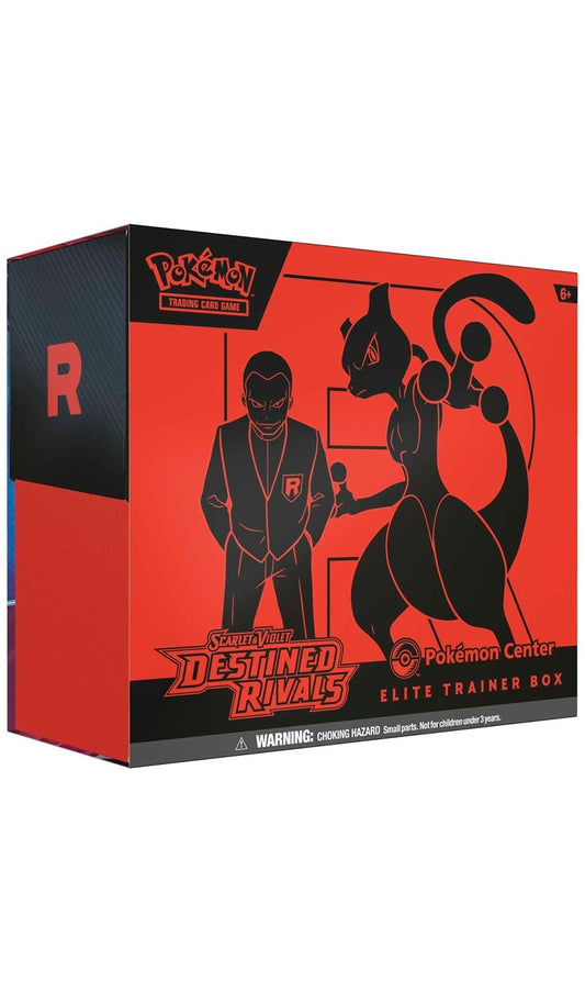 Pokemon TCG Scarlet & Violet Destined Rivals Pokemon Center Elite Trainer ETB Box (New Sealed)
