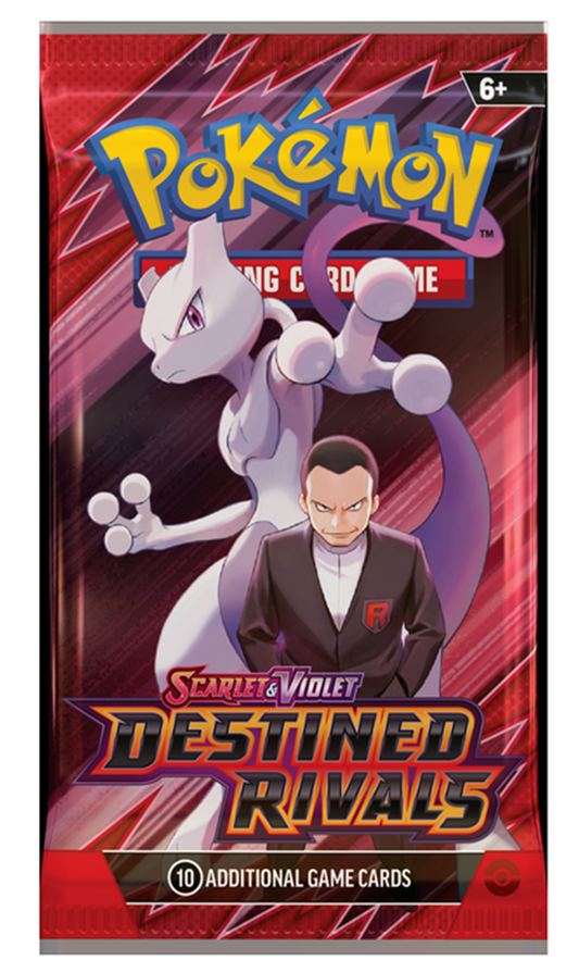 Pokemon TCG Scarlet & Violet Destined Rivals Random 1X Booster Pack (New Sealed)