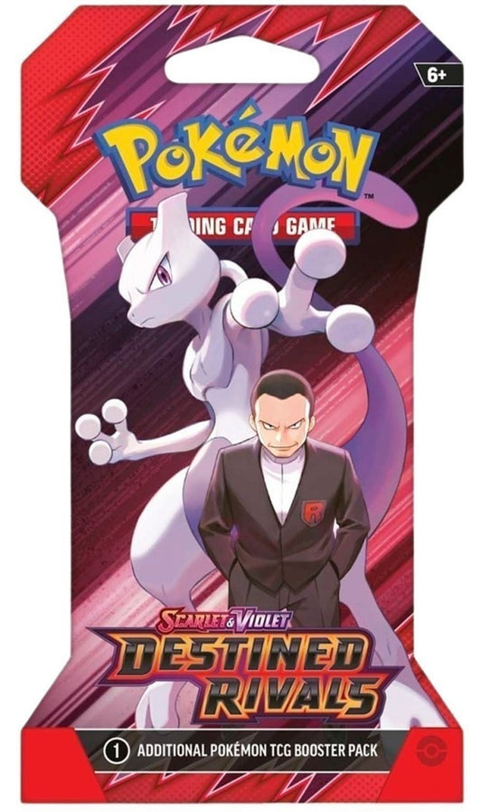 Pokemon TCG Scarlet & Violet Destined Rivals Sleeved Booster Pack Random Art (New Sealed)