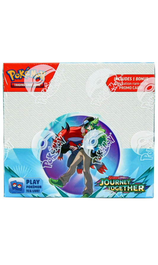 Pokemon TCG Scarlet & Violet Journey Together Enhanced Booster Box With Sleeve Protector 36X Packs (New Sealed)