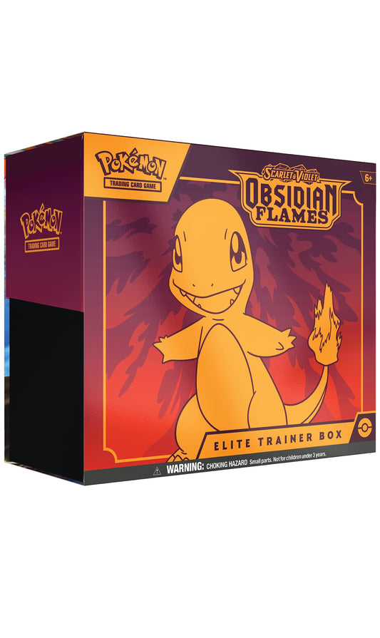 Pokemon TCG Scarlet & Violet Obsidian Flames Elite Trainer Box ETB With Sleeve Protector (New Sealed)