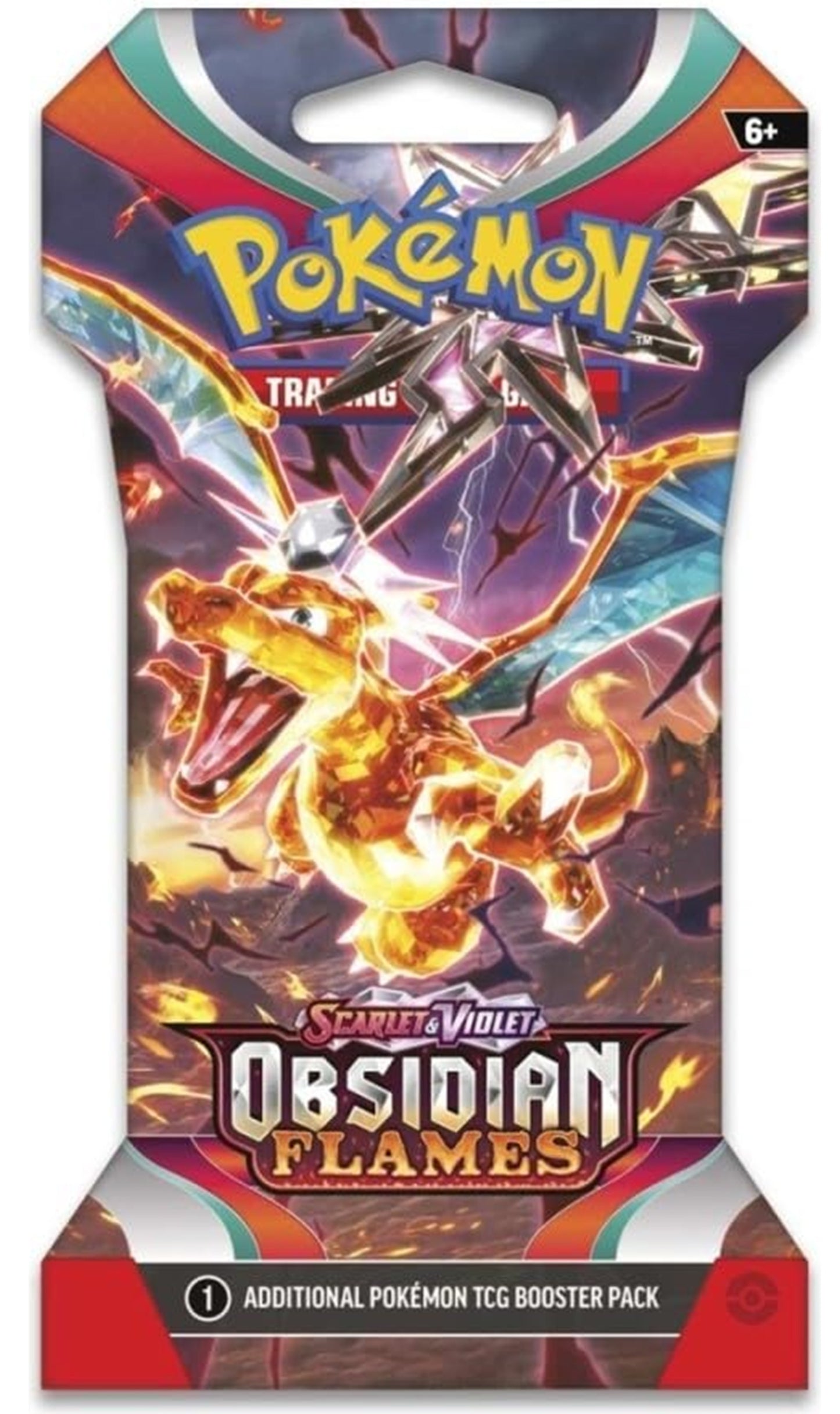 Pokemon TCG Scarlet & Violet Obsidian Flames Sleeved Random Art Booster Pack (New Sealed)