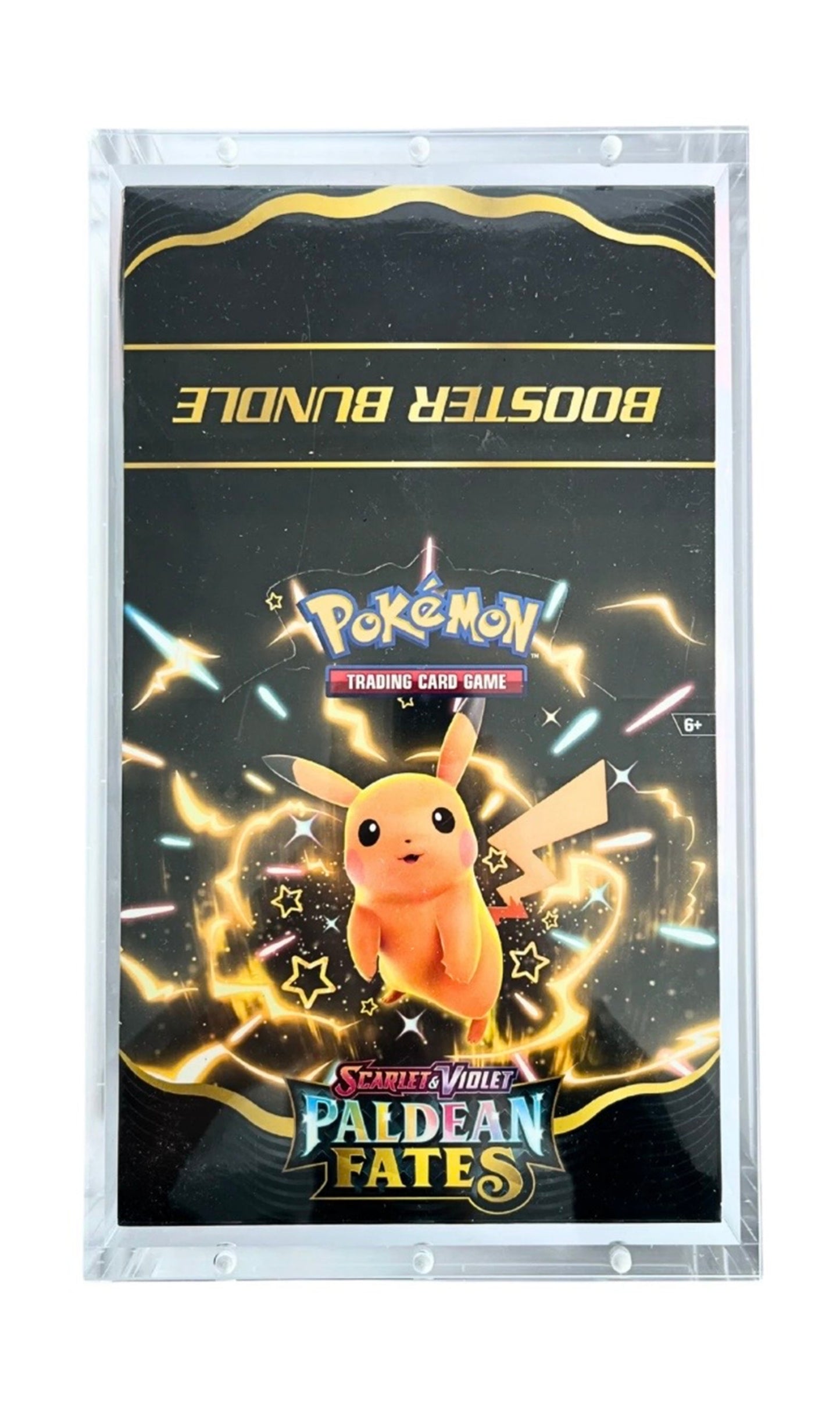 Pokemon TCG Scarlet & Violet Paldean Fates Booster Bundle 10X Boxes Sealed Case with Acrylic Case (New Sealed Case)