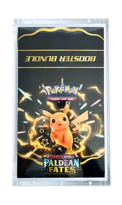 Pokemon TCG Scarlet & Violet Paldean Fates Booster Bundle 10X Boxes Sealed Case with Acrylic Case (New Sealed Case)