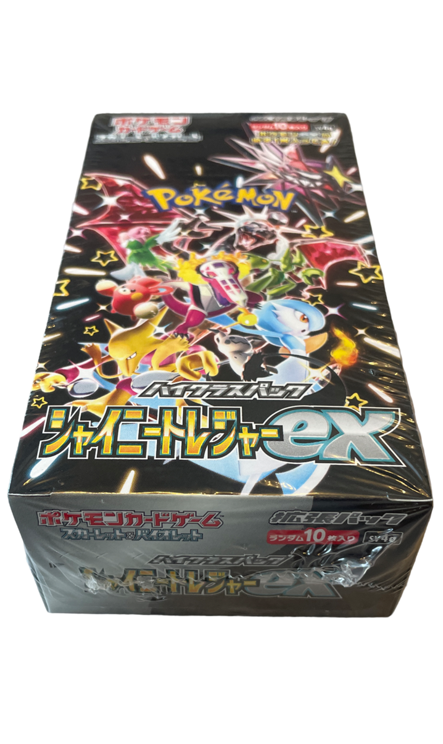 Pokemon TCG Scarlet & Violet Shiny Treasure EX Japanese Booster Box 10X Packs (New Sealed)