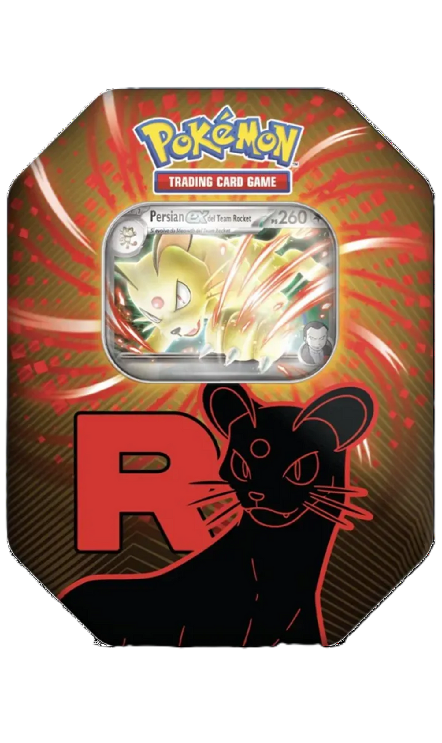 Pokemon TCG Scarlet & Violet Team Rocket Tin 4 Packs + Promo (New Sealed)