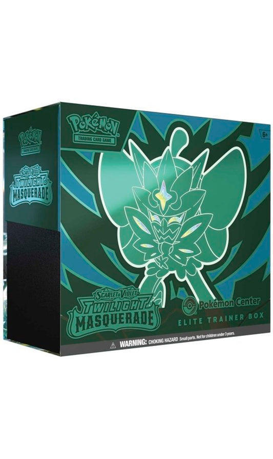 Pokemon TCG Scarlet & Violet Twilight Masquerade Pokemon Center Elite Trainer Box ETB (New Sealed)