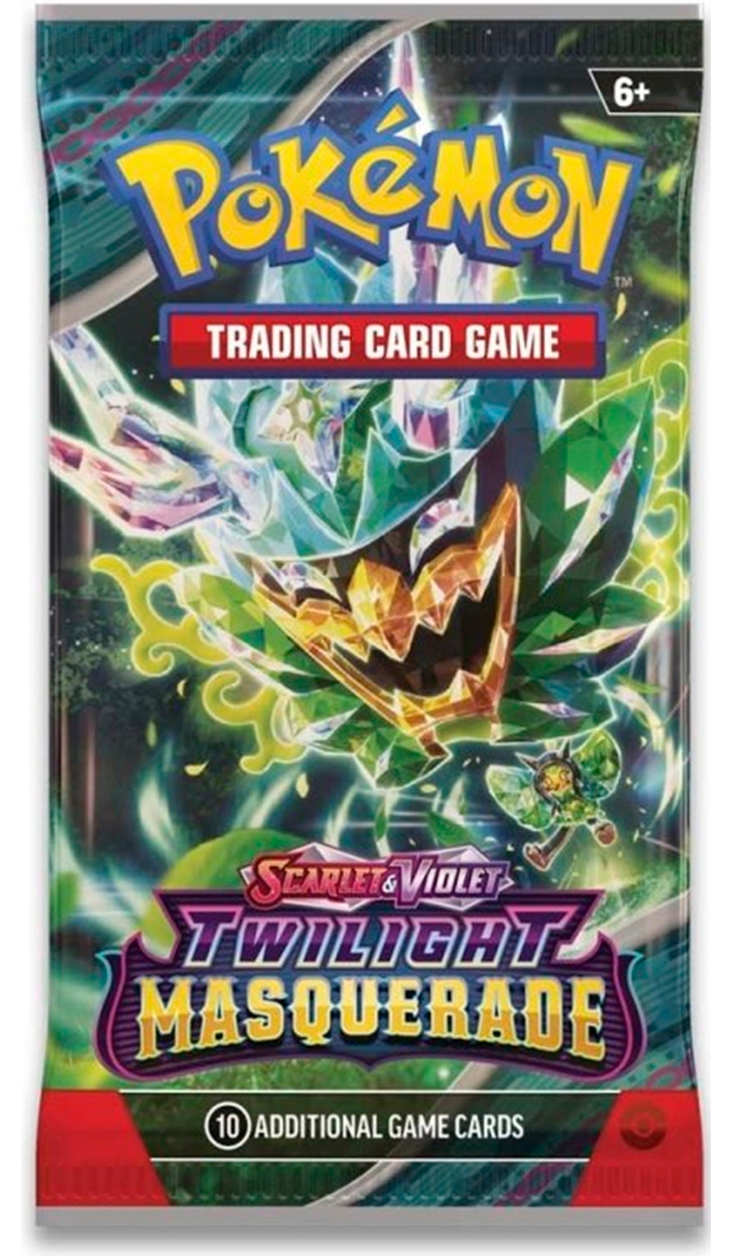 Pokemon TCG Scarlet & Violet Twilight Masquerade Random Art  Booster Pack (New Sealed)