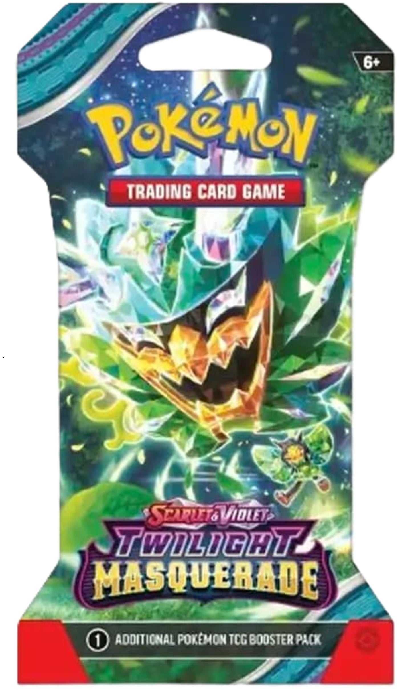 Pokemon TCG Scarlet & Violet Twilight Masquerade Sleeved Pack Random Art (New Sealed)