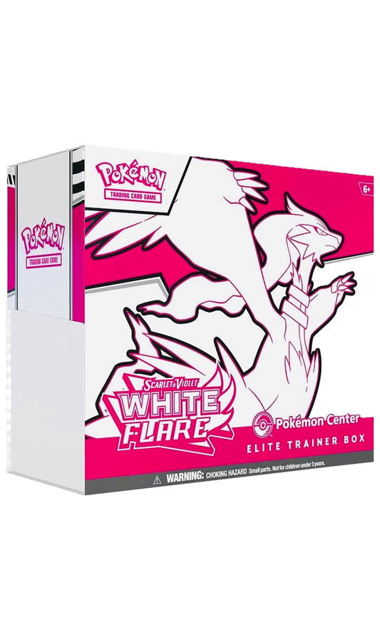 Pokemon TCG Scarlet & Violet White Flare Pokemon Center Elite Trainer Box ETB Box (New Sealed)