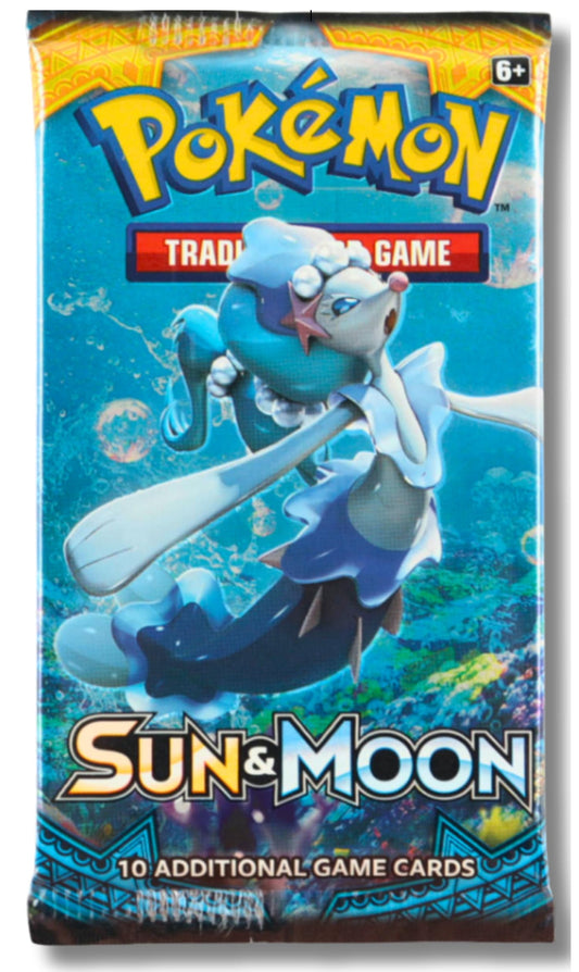 Pokemon TCG Sun & Moon Base Set Booster Pack Random Art (New Sealed)