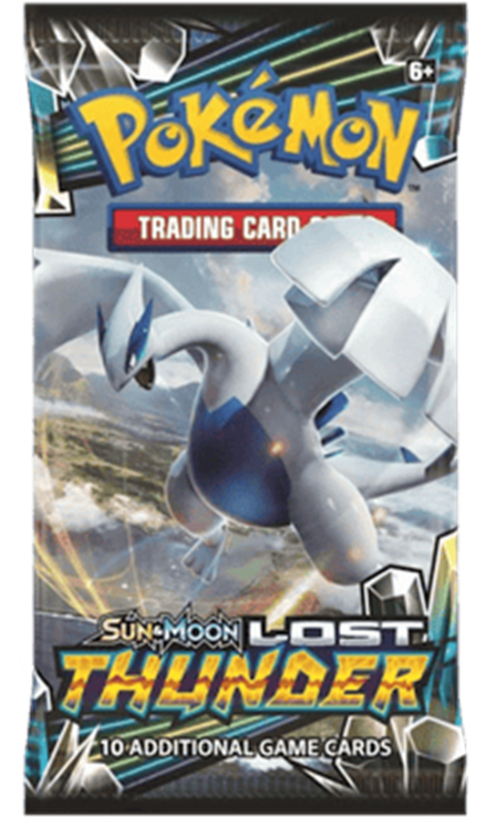 Pokemon TCG Sun & Moon Lost Thunder Booster Pack Random Art (New Sealed)