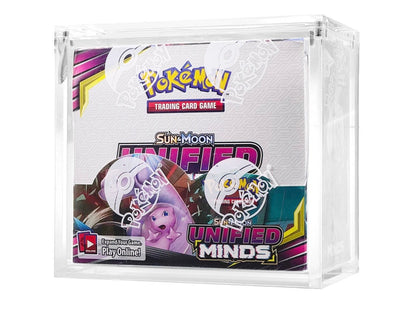 Pokemon TCG Sun & Moon Unified Minds Booster Box With Acrylic (New Sealed)