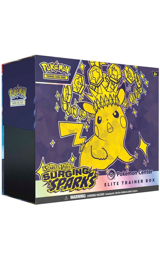 Pokémon TCG Surging Sparks Pokémon Center ETB Elite Trainer Box (Sealed)