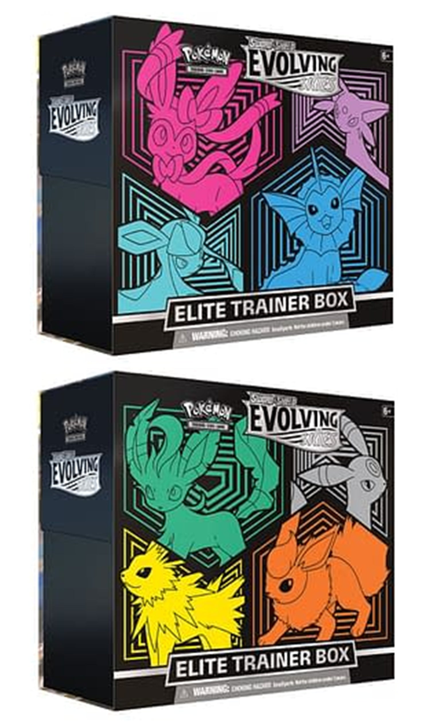 Pokemon TCG Sword And Shield Evolving Skies 1st Print 2X ETB’s Art Set Elite Trainer Box (New Sealed)