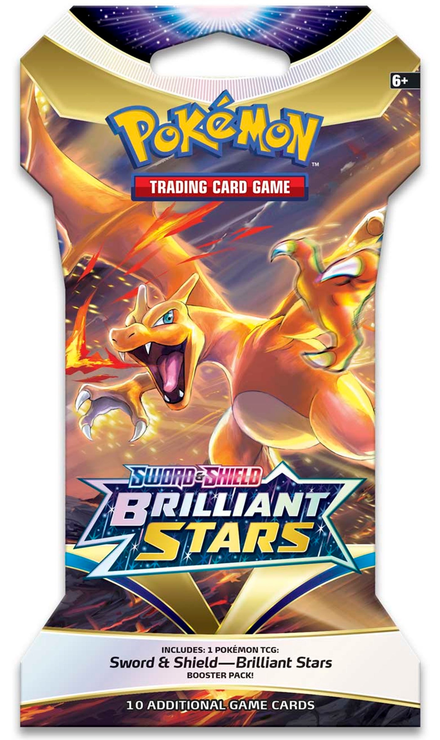 Pokemon TCG Sword & Shield Brilliant Stars Sleeved Booster Pack Random Art (New Sealed)
