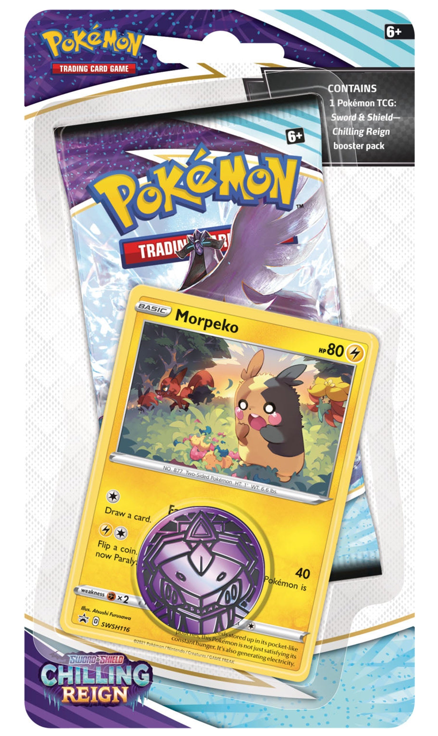 Pokemon TCG Sword & Shield Chilling Reign Blister Pack + Promo (New Sealed)
