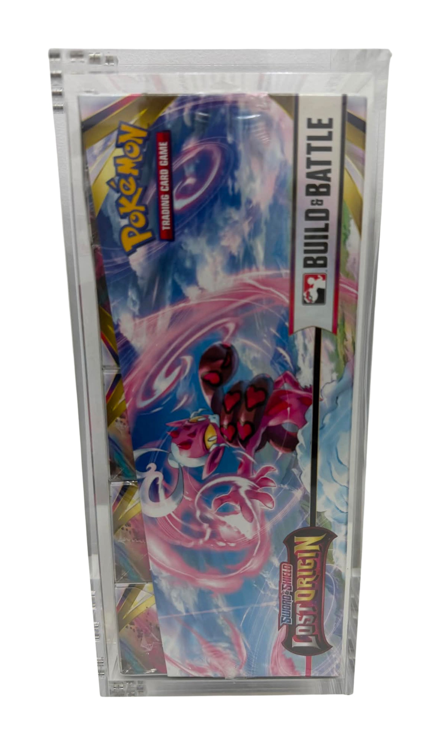 Pokemon TCG Sword & Shield Lost Origin Build & Battle Bundle 10X Box Display Case with Acrylic (New Sealed Case)