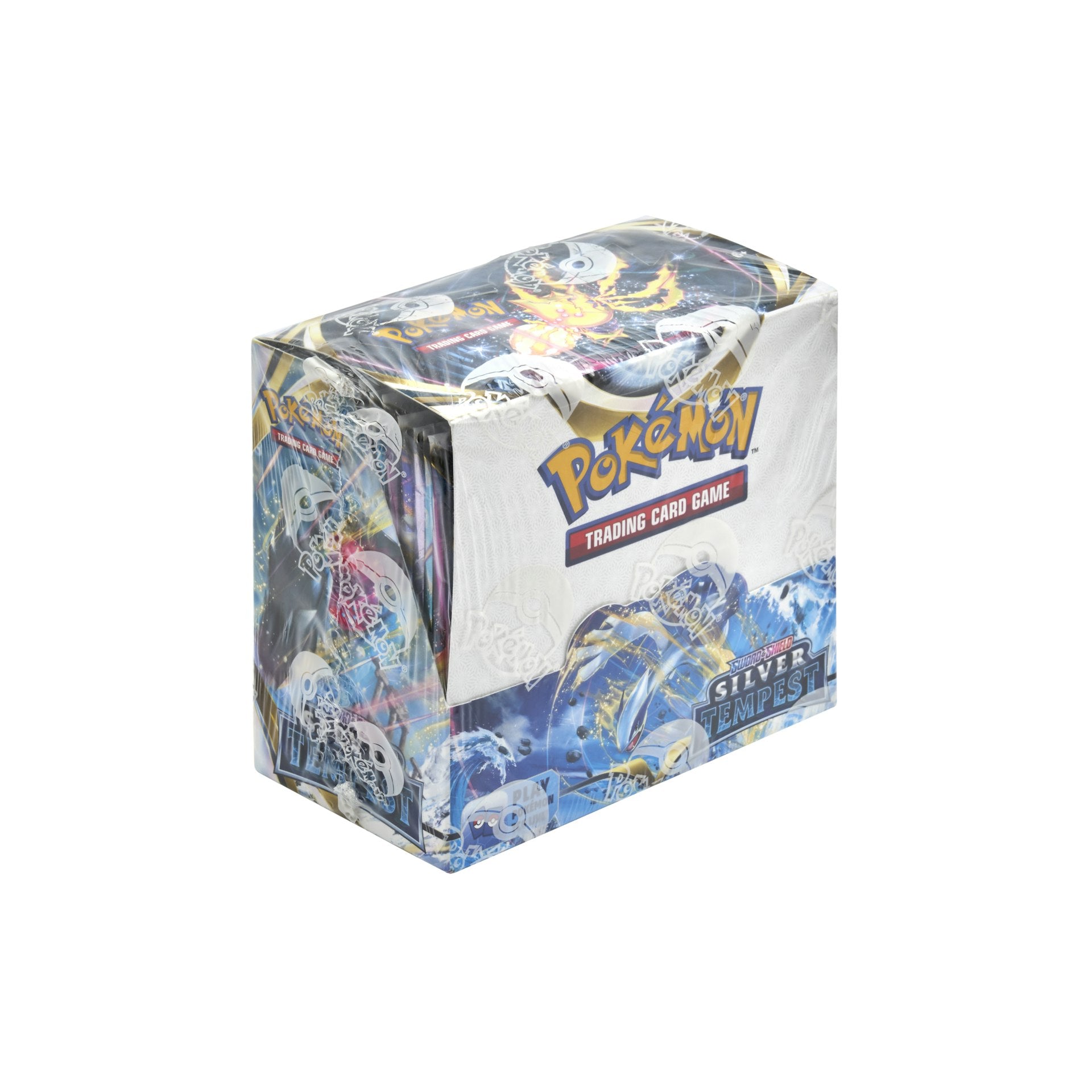 Pokemon TCG Sword & Shield Silver Tempest Booster Box With Sleeve Protector 36 Packs (New Sealed)