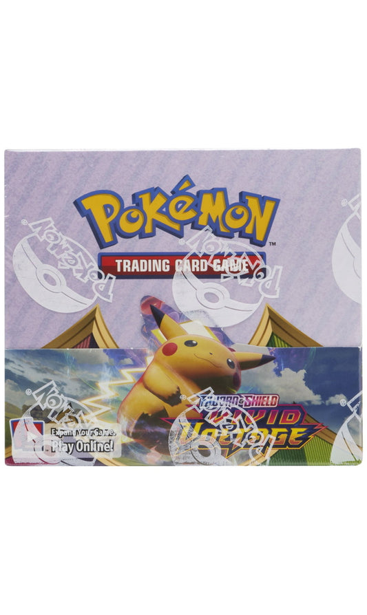 Pokemon TCG Sword & Shield Vivid Voltage Booster Box 36X Packs (New Sealed)