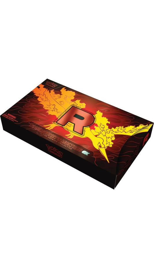 Pokemon TCG Team Rocket's Moltres ex Ultra-Premium Collection UPC 18X Packs + Promos (New Sealed)