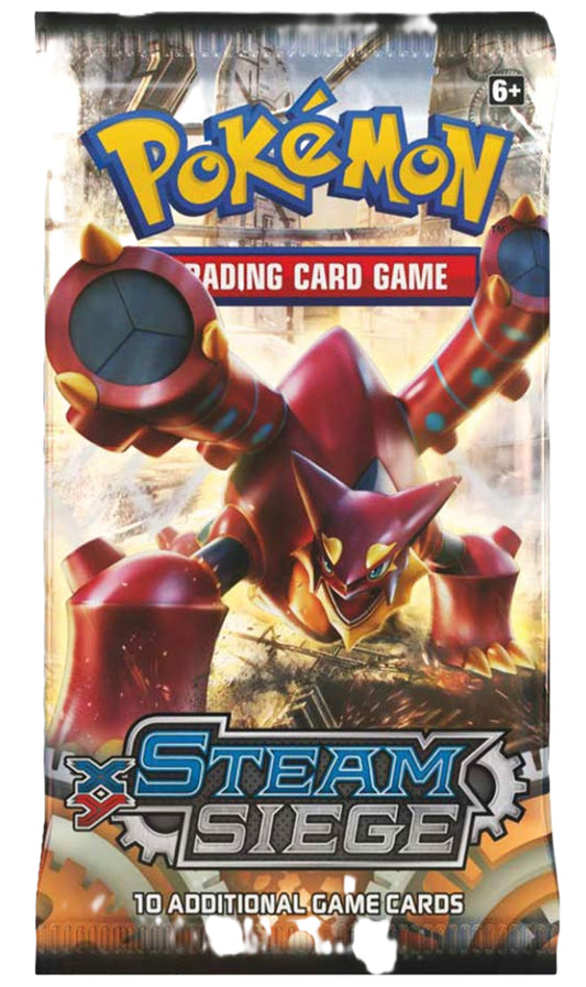 Pokemon TCG XY Steam Siege Booster Pack Random Art (New Sealed)