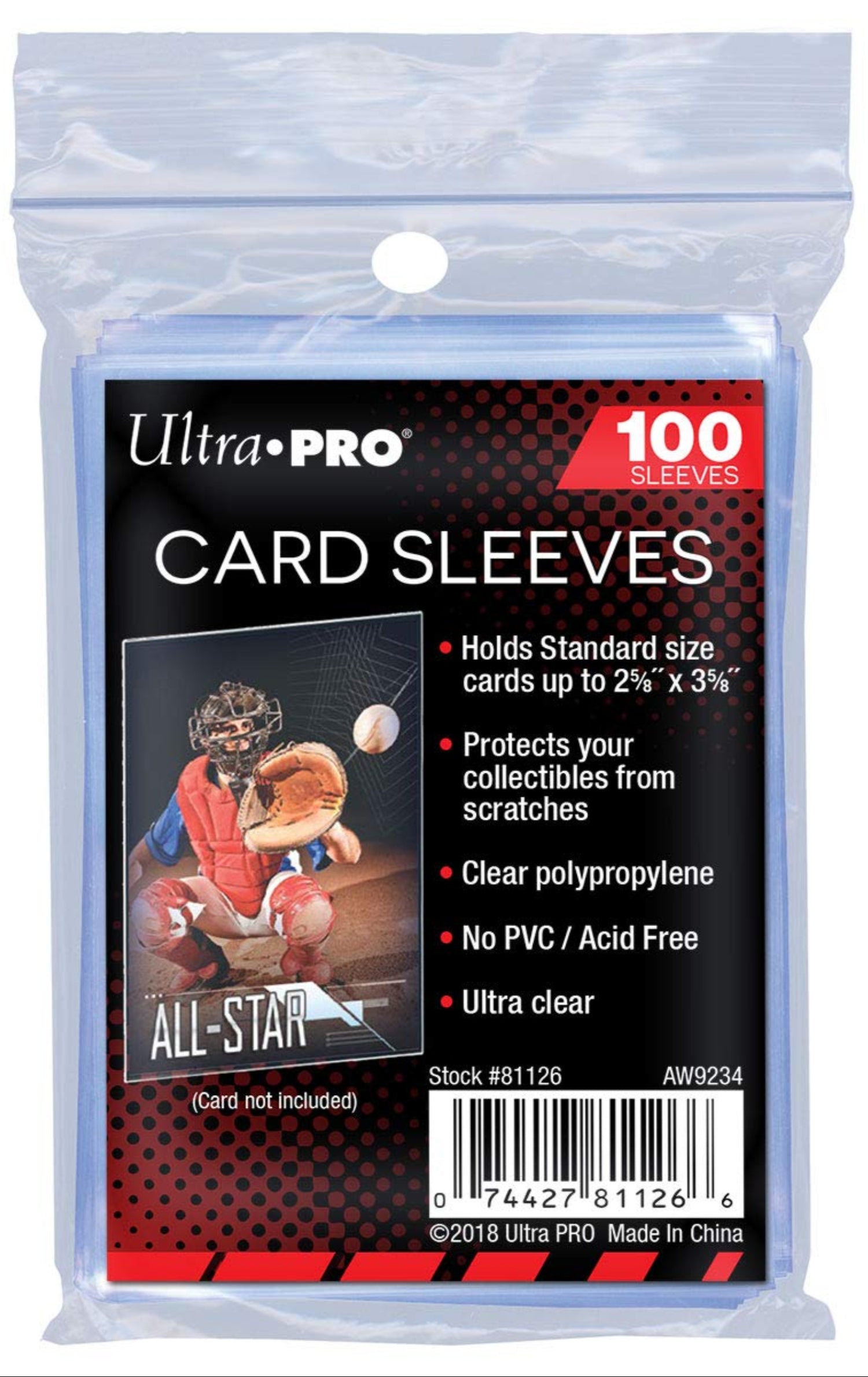 ULTRA PRO - SOFT CARD SLEEVES (100)
