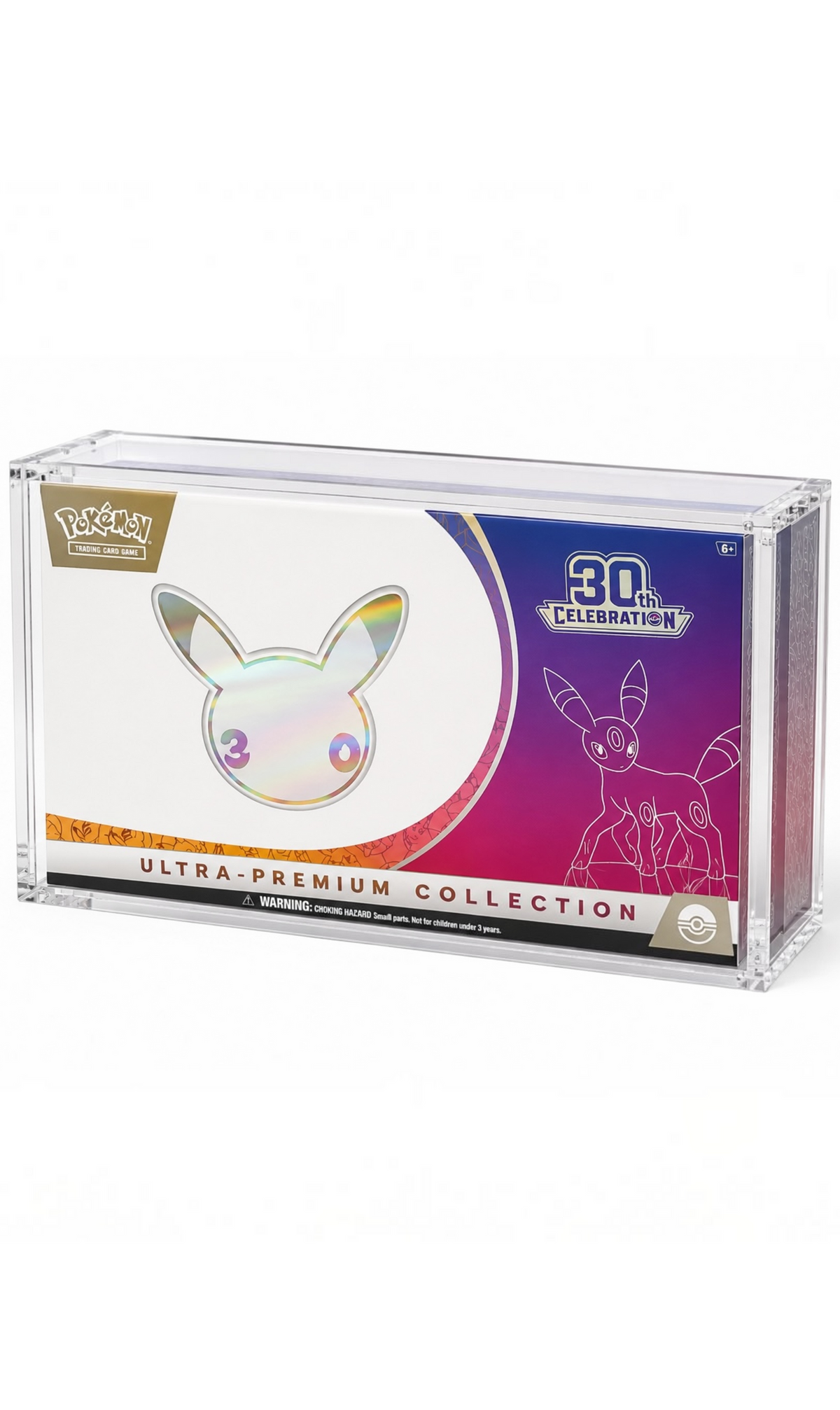 Pokémon TCG Celebrations 30th Anniversary Ultra Premium Collection (UPC) Night Version box, factory sealed and unopened collector's edition.
