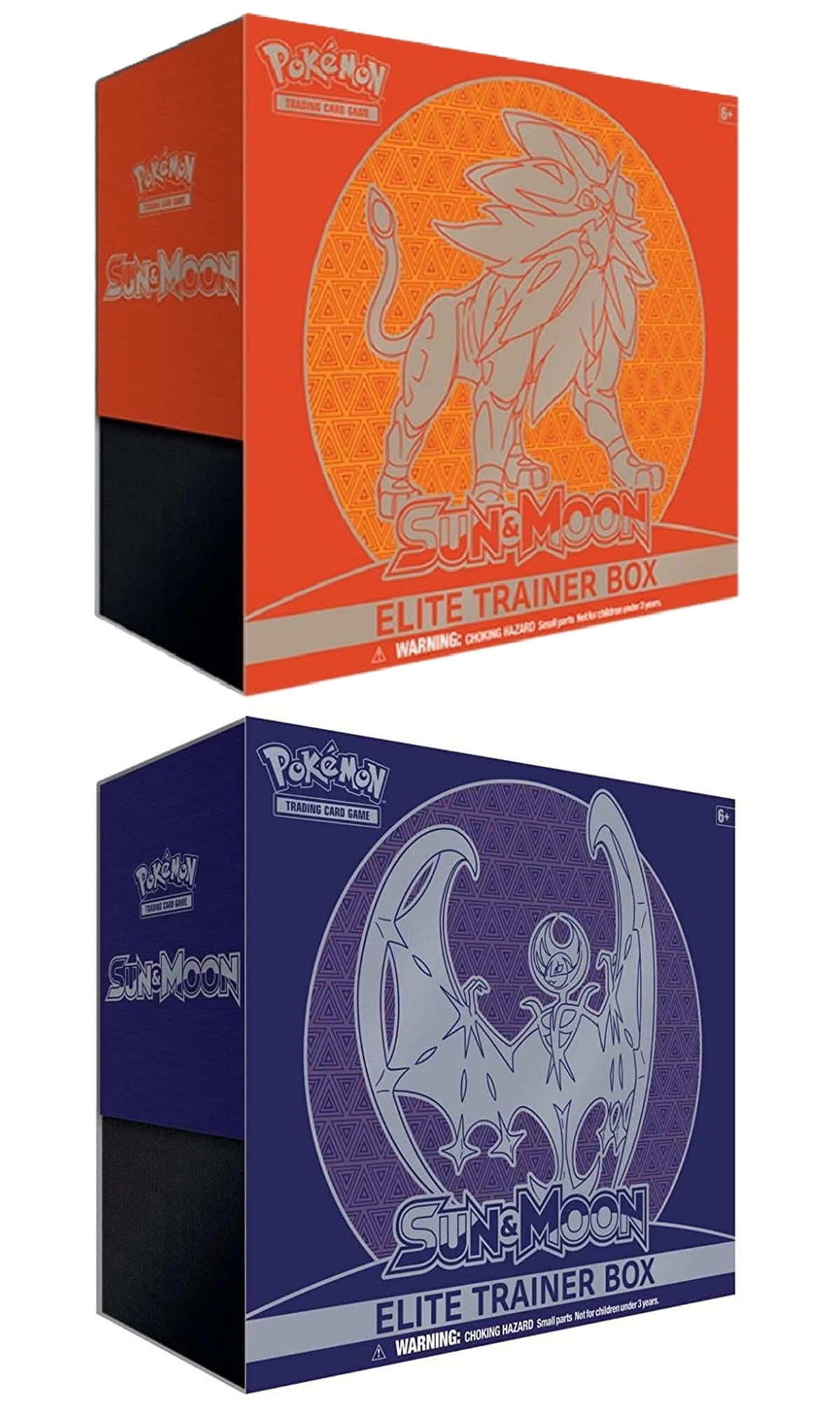 Pokemon TCG Sun and Moon Base Set Elite Trainer Box ETB 2X Art Sets With Sleeve Protector (New Sealed)
